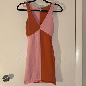 Princess Polly Pink and Orange Dress